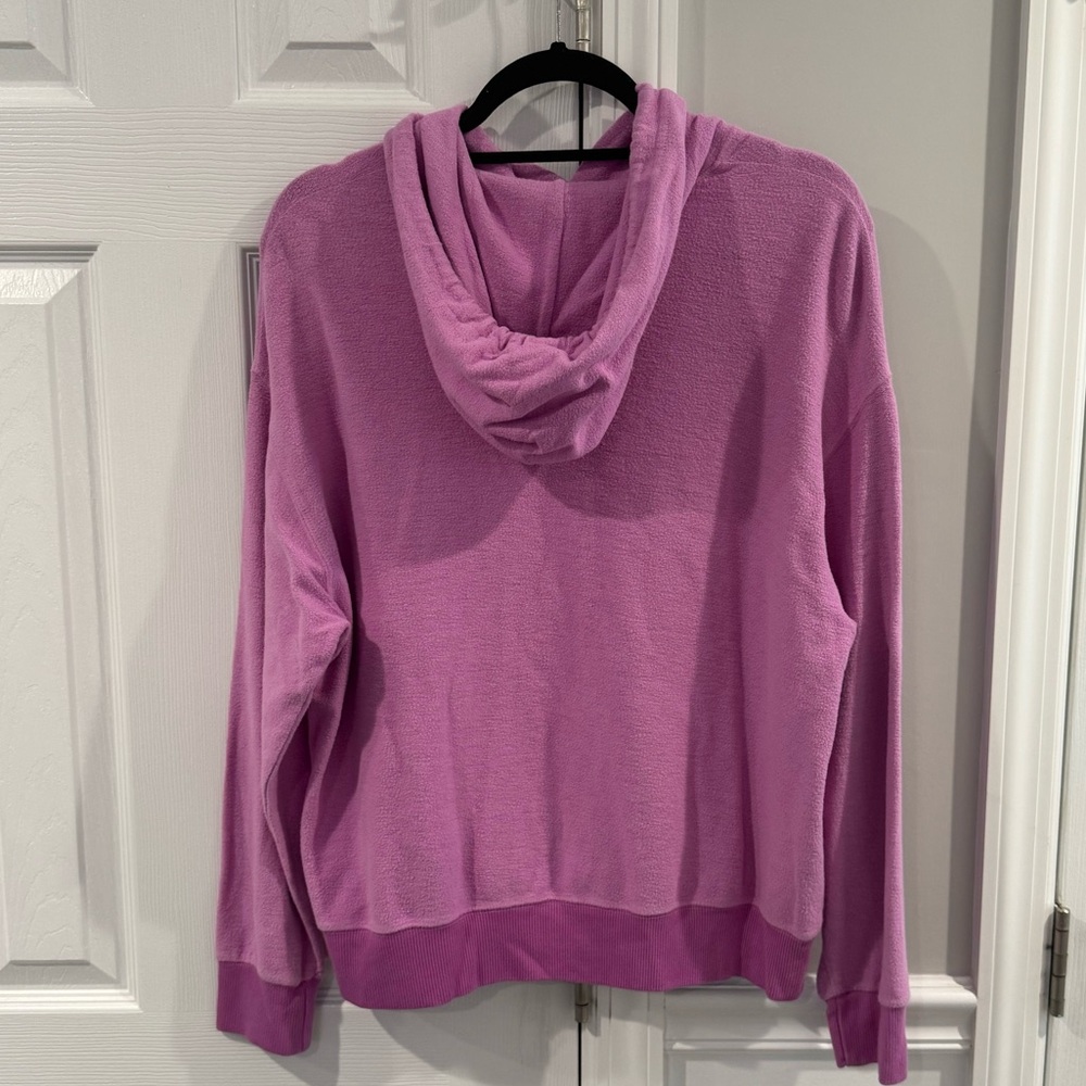 Monrow Reversed College Pullover - image 4